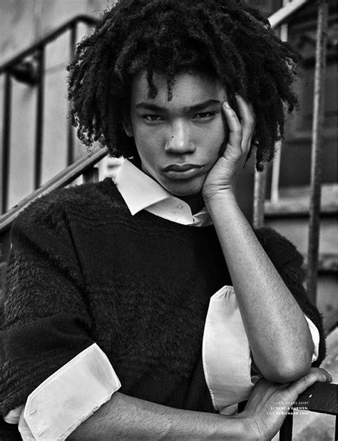 first black male model.